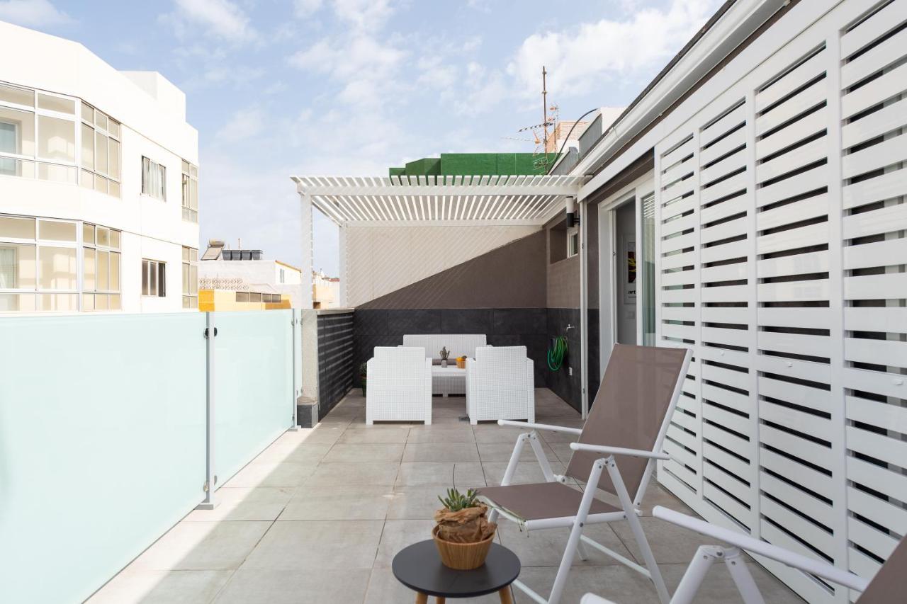 Durmiendo Sobre El Mar, Vivienda Los Riscos Тельде Экстерьер фото